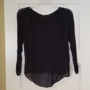 Zara 3/4 length sleeve blouse